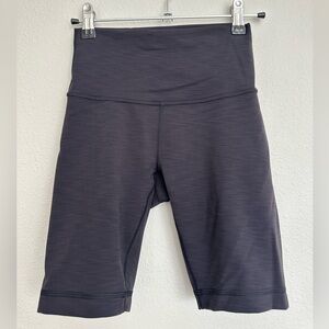 Lululemon Align High-Waisted Gray Texture Bike Short